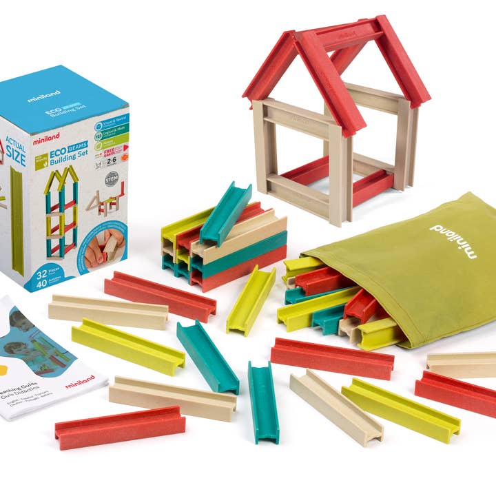 ECO Beams Building Set for wholesale by Miniland Educational