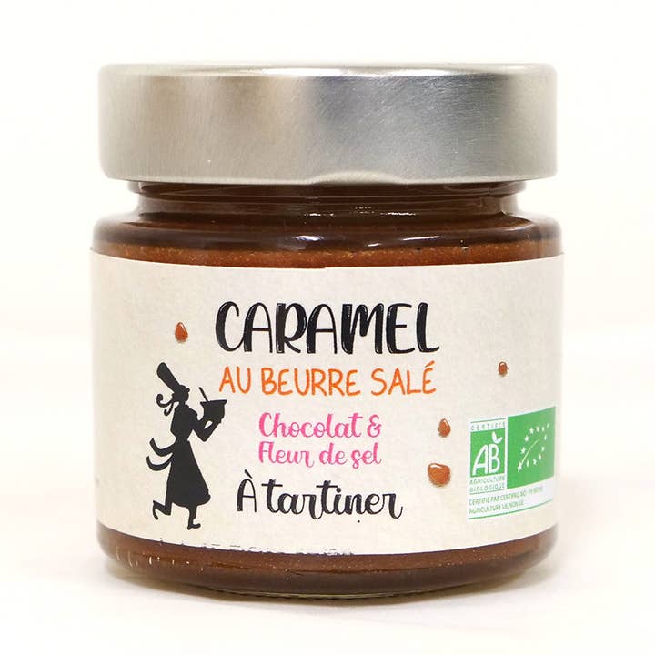 Salted Butter Caramel Chocolate fleur de sel - mini version for wholesale by Biscuiterie des Vénètes