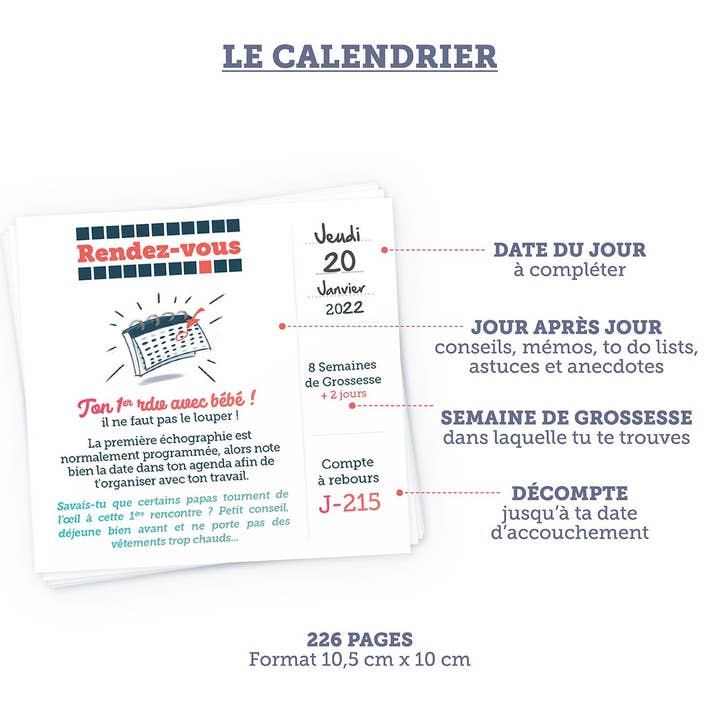 Des Contes de 9 Mois - Wholesale Calendar - Future Dad Pregnancy Calendar2