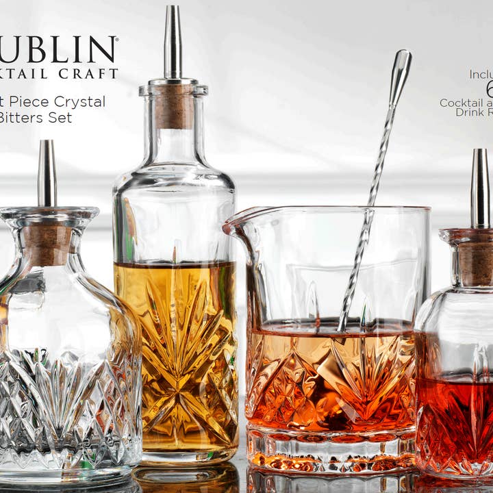 Godinger - Vendita all'ingrosso Strumenti da bar - Set Dublin Bitters0