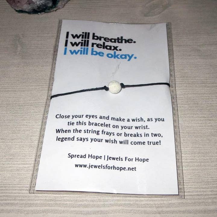 Jewels For Hope - Wholesale Aromatherapy Bracelet - Aromatherapy Lava Stone Wish Bracelet6