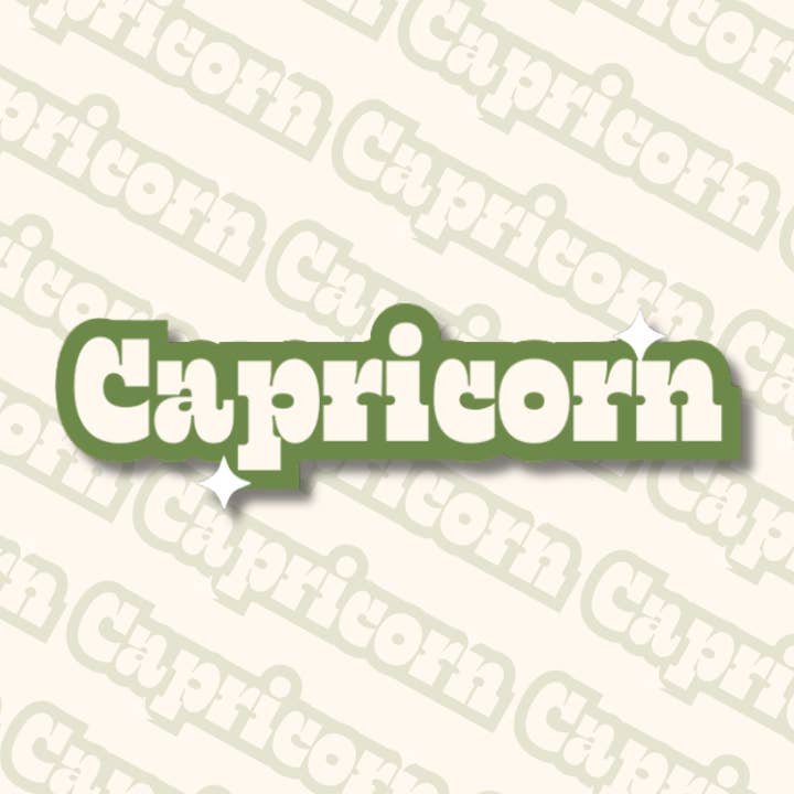 Zodiac Sticker - Capricorn for wholesale by Relume