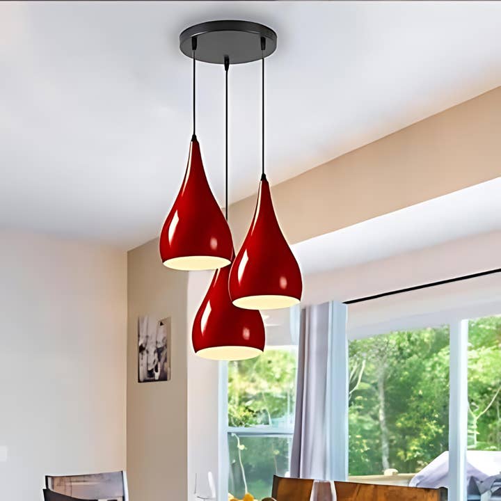 3 Way Multi Teardrop Ceiling Pendant Light ~5295 for wholesale by Ledsone