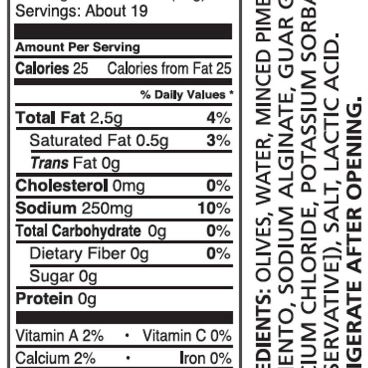 Delallo - Wholesale Olives - Stuffed Manzanilla Olives (10 oz.)1