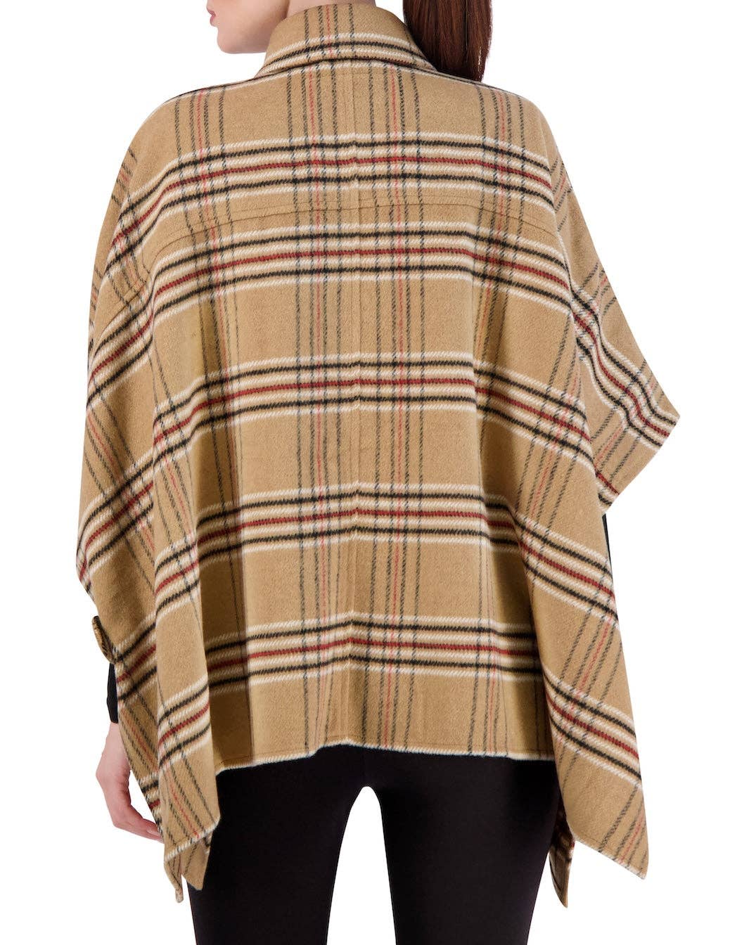 Ookie & Lala / O&L - Wholesale Cape - Women's - Vegan Cashmere Plaid Cape7