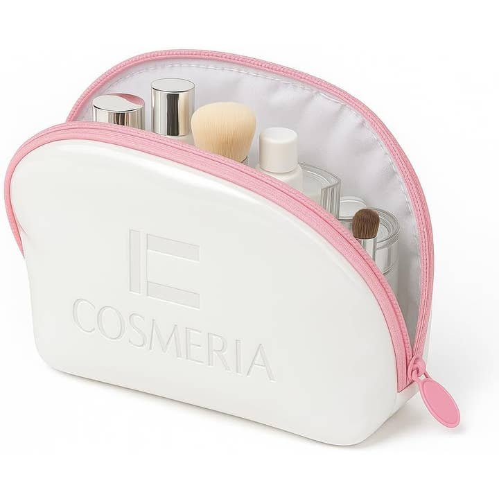 Bolsas de Maquillaje Cosmeria – Modernas, Multiusos, Cremallera Rosa Suave para venta al por mayor de MSH Sales