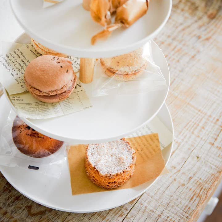 Yamazaki Home - Wholesale Serving Tray - Tosca Serving Stand - Steel + Wood3