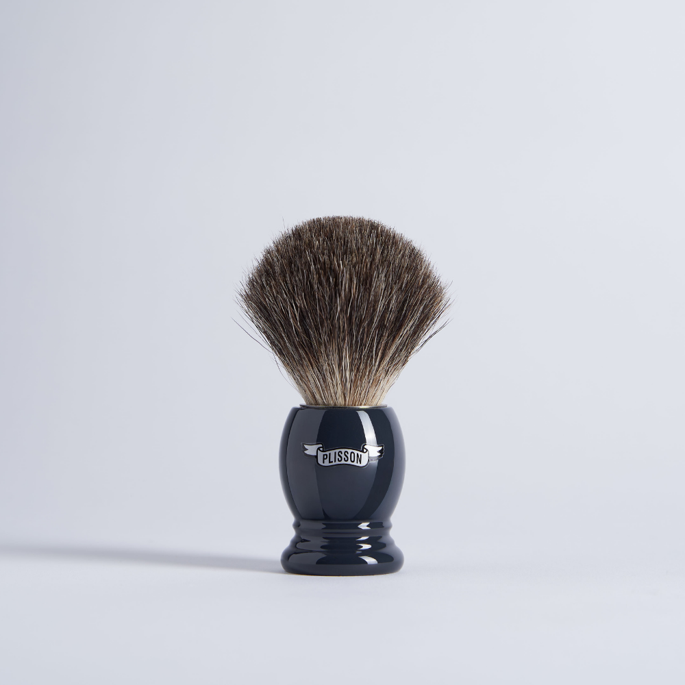 Plisson 1808 – Großhandel Rasierpinsel - Herren – Russischer Grau Essential Rasierpinsel – 9 Farben8