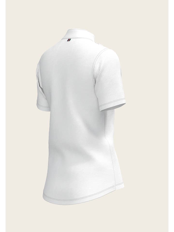 Espoir Equestrian – wholesale T-shirt – women's – Short Pleated Short Sleeve Show Shirt10