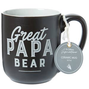 Papa Bear Design Camping Coffee Mug — Potter's Printing