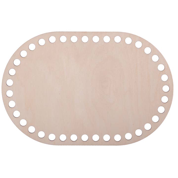 YourHobbyTools - Wholesale Knitting/Crochet Supplies - ROUNDED RECTANGLE WIDE wooden crochet basket bases2