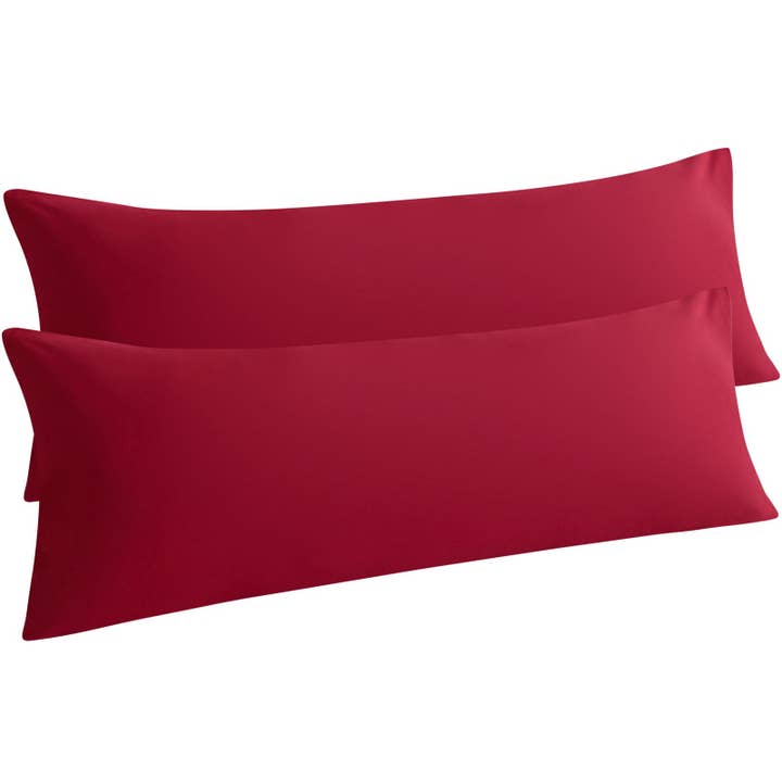 Bay & Loom - Wholesale Bedding Pillowcase/Sham - 2-Pack Microfiber Body Pillowcase – Soft & Wrinkle-Free1