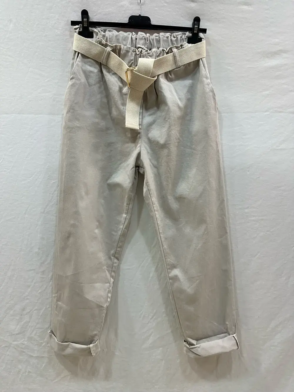 Mimi & Gogo – wholesale Pants – Women's – Carrot pants with belt @25720_PaCarotteCeinture1