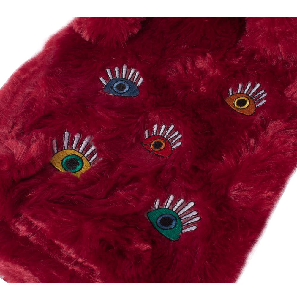 Biggbrands - Vendita all'ingrosso Impacchi caldi/freddi - Borsa dell'acqua calda Biggdesign con copertura in peluche rossa My Eyes On You2