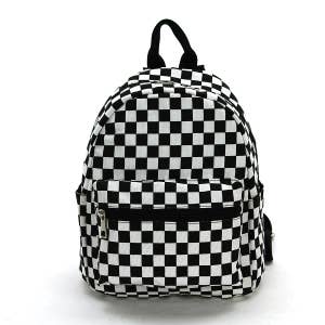 Checkered (Tan & White Pattern) Fanny Pack