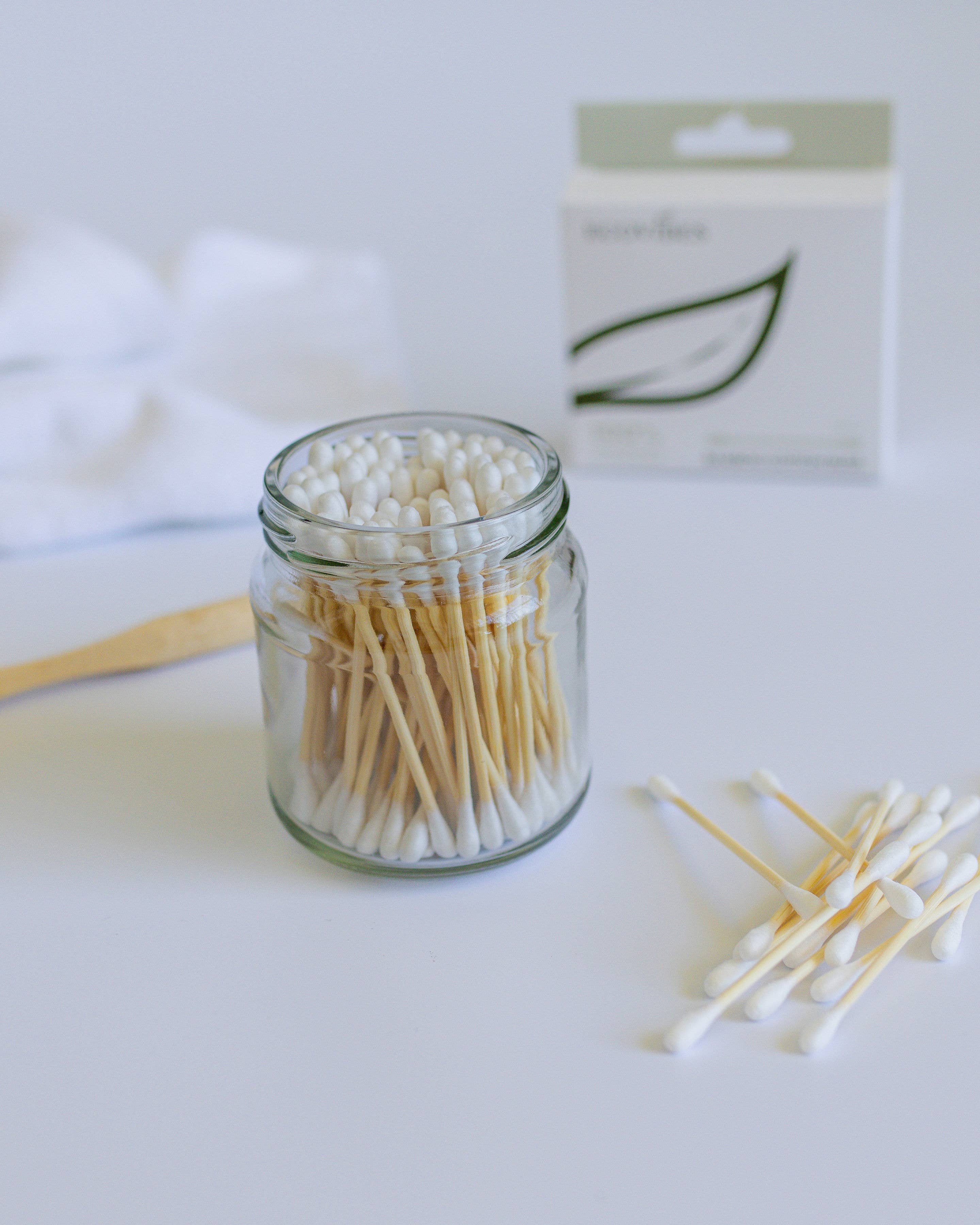 Ecovibes Australia - Wholesale Cotton Swab/Q-Tip - Bamboo Cotton Ear Swabs4