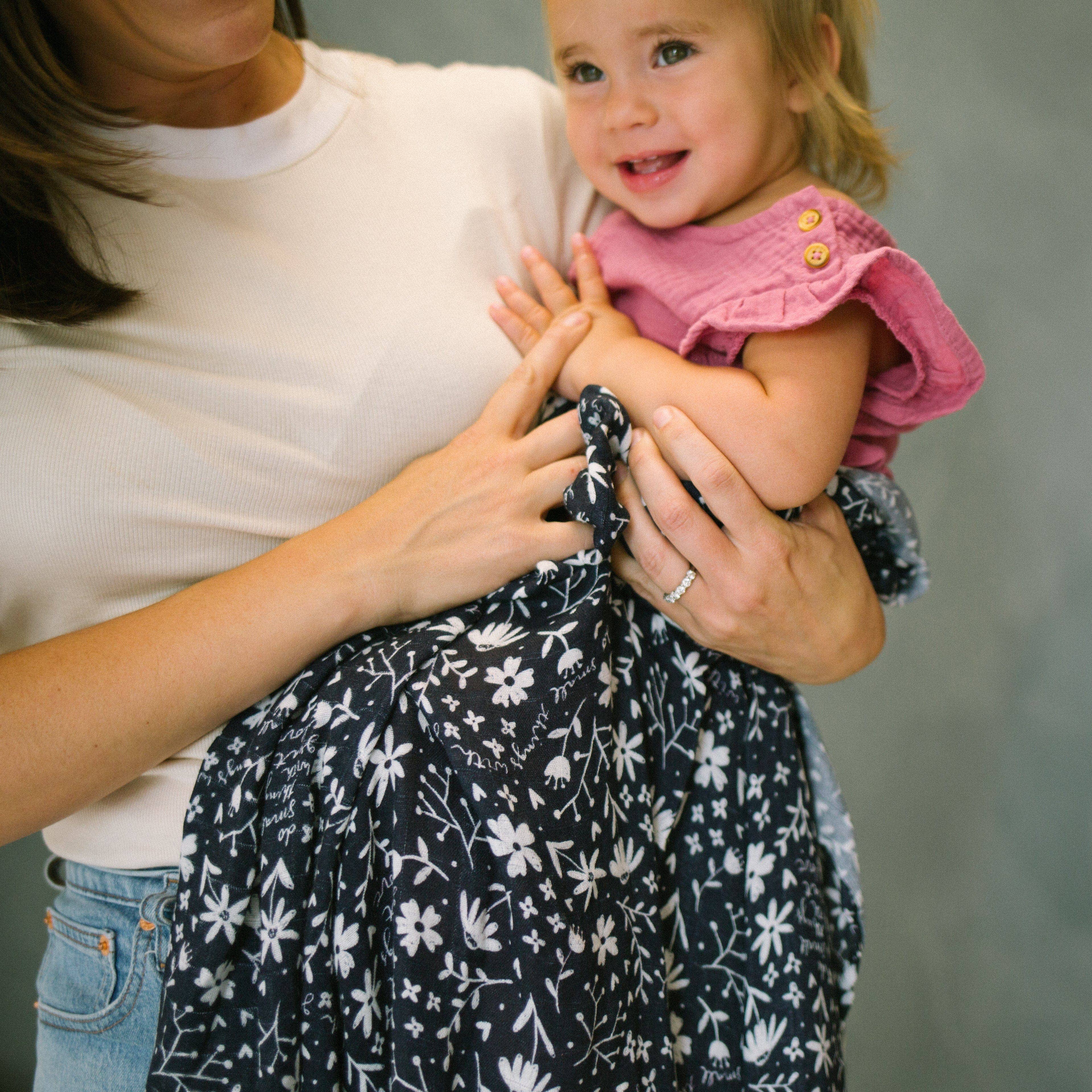 The Little Rose Shop - Wholesale Swaddle - Baby - Mother Teresa Small Things Great Love- Catholic Baby Muslin Blanket Swaddle3