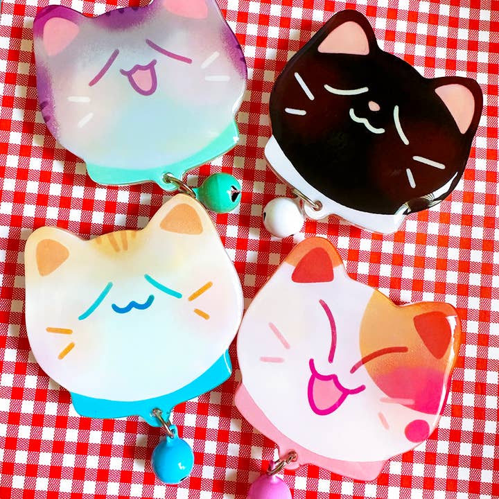 Kitty Bell Phone grips for wholesale by Fiveboos Inc