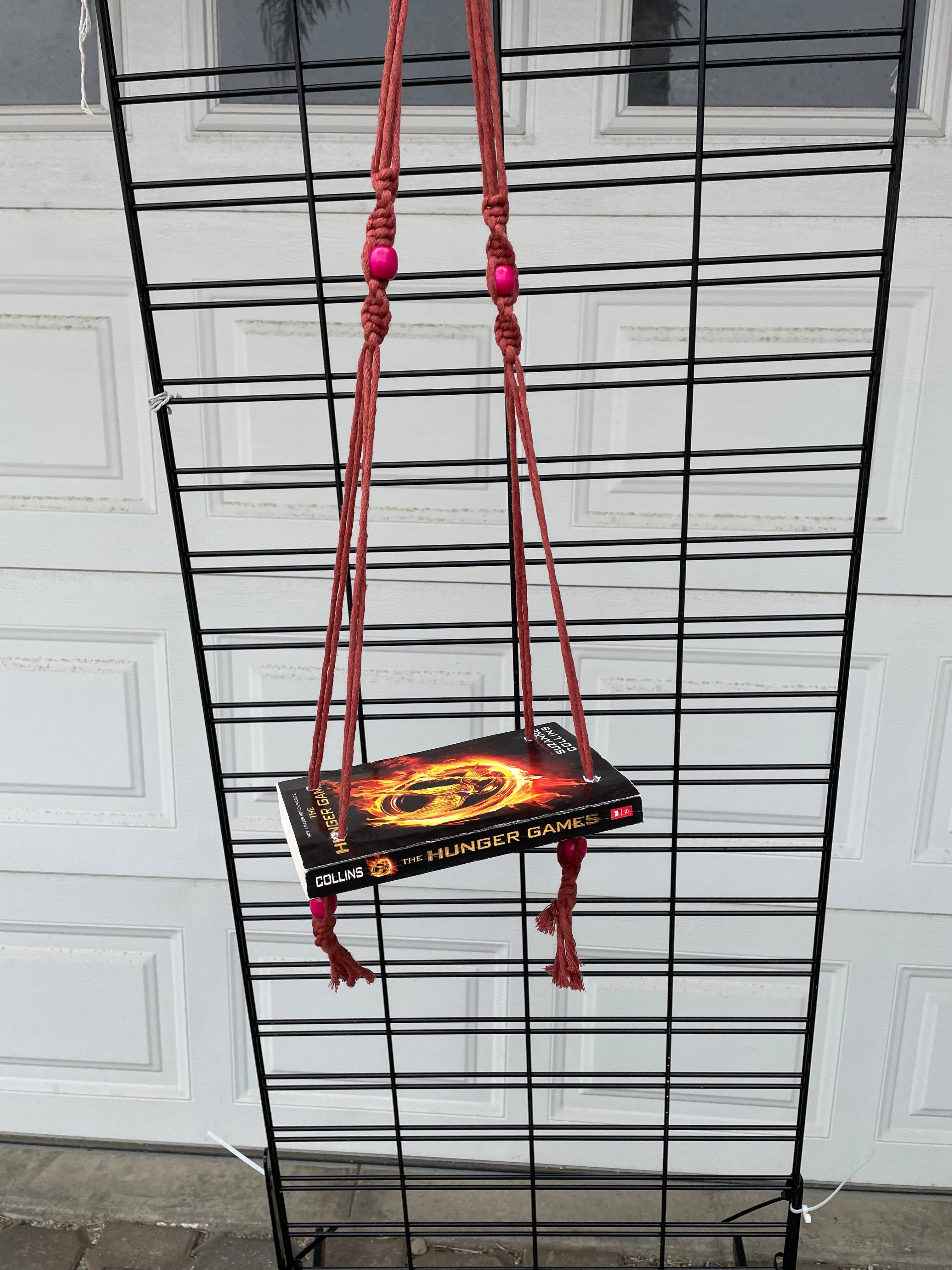 I Love Books and Bows - Wholesale Home & Garden Book - Book Planter Macrame1