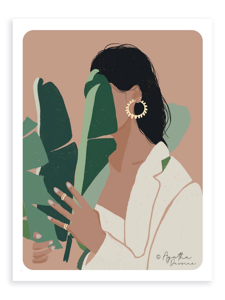 Woman Green for wholesale by Agatha Dessine