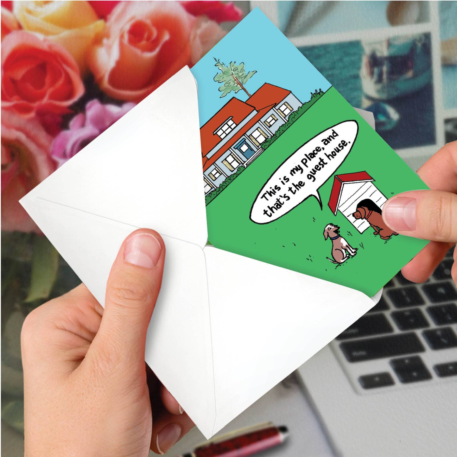 NobleWorks – Großhandel Glückwunschkarte – Neue Home-Karte - Dog Place2