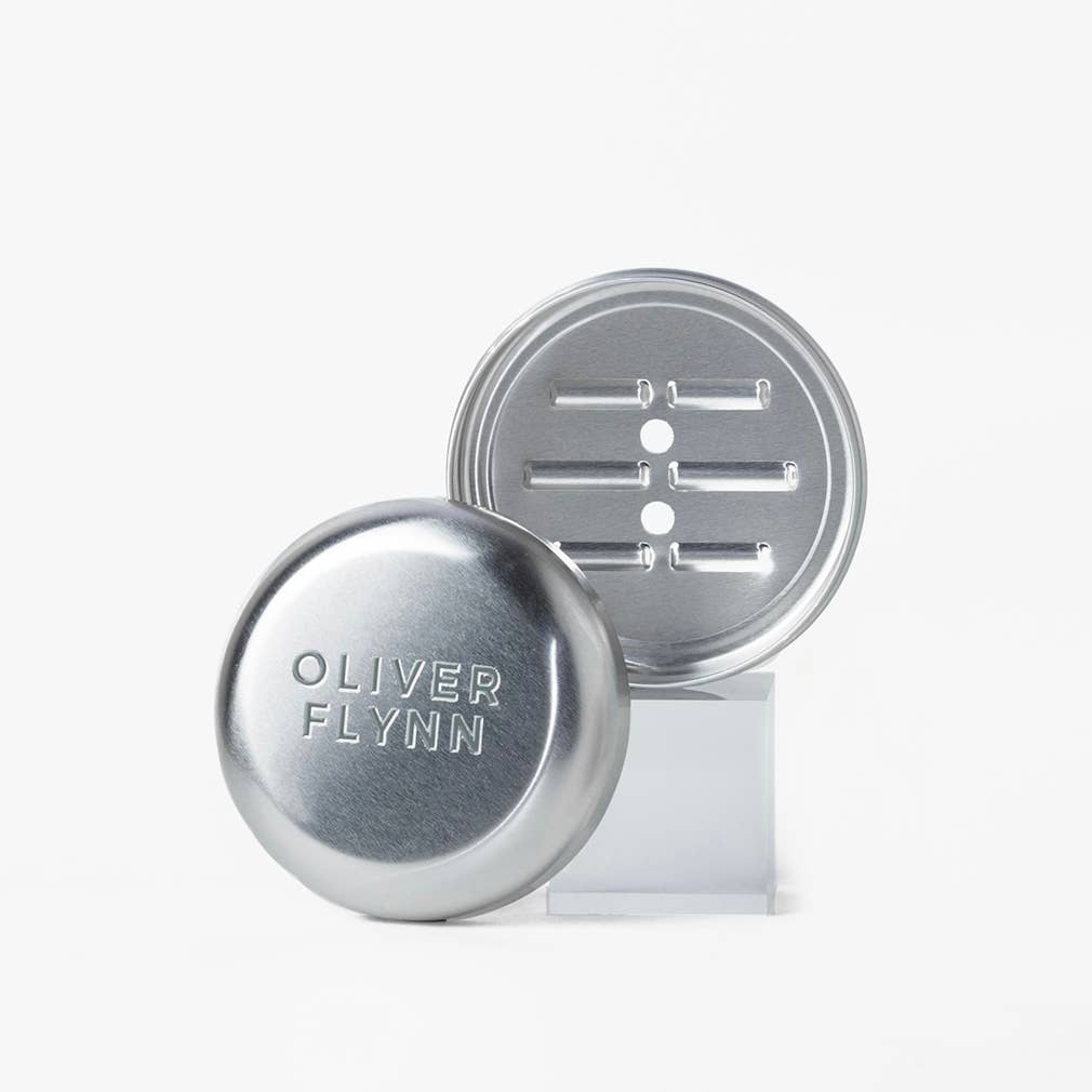Oliver Flynn Plastic Free Shop - Wholesale Soap Dispenser - Aluminum Travel Soap Tin with Drain Holes
