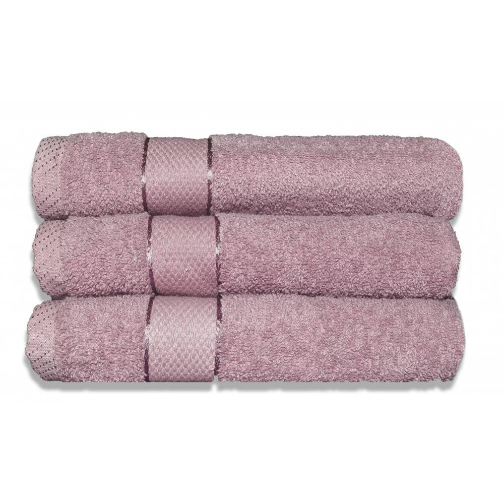 100% portugais coton serviettes débarbouillettes main serviette de bain Bain Feuille Fleur Rose 