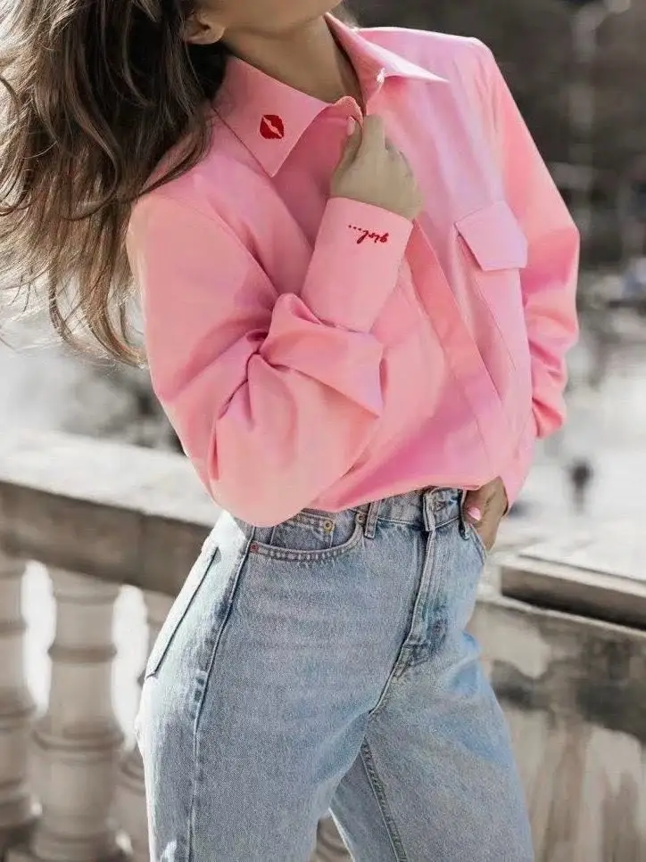 ESTEE BROWN – wholesale Buttoned-down shirt – Women's – Patterned shirt - 80851