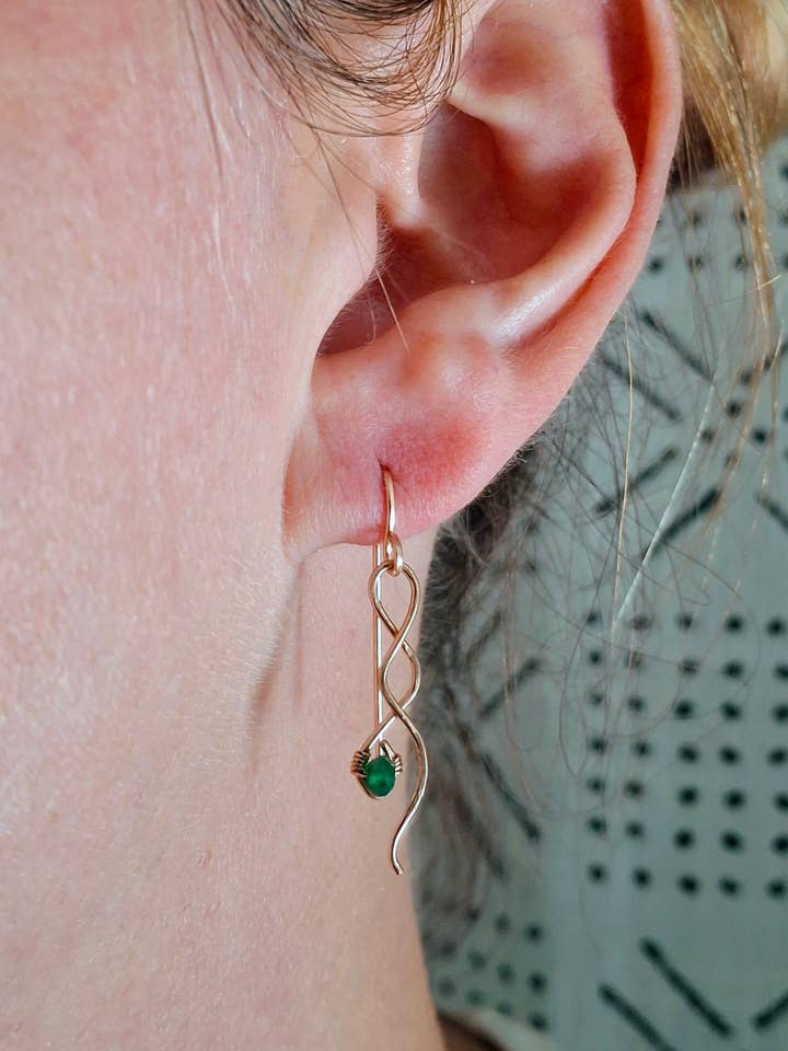 Slange Drop Trådøreringe for engroshandel hos Cat Horn Accessory