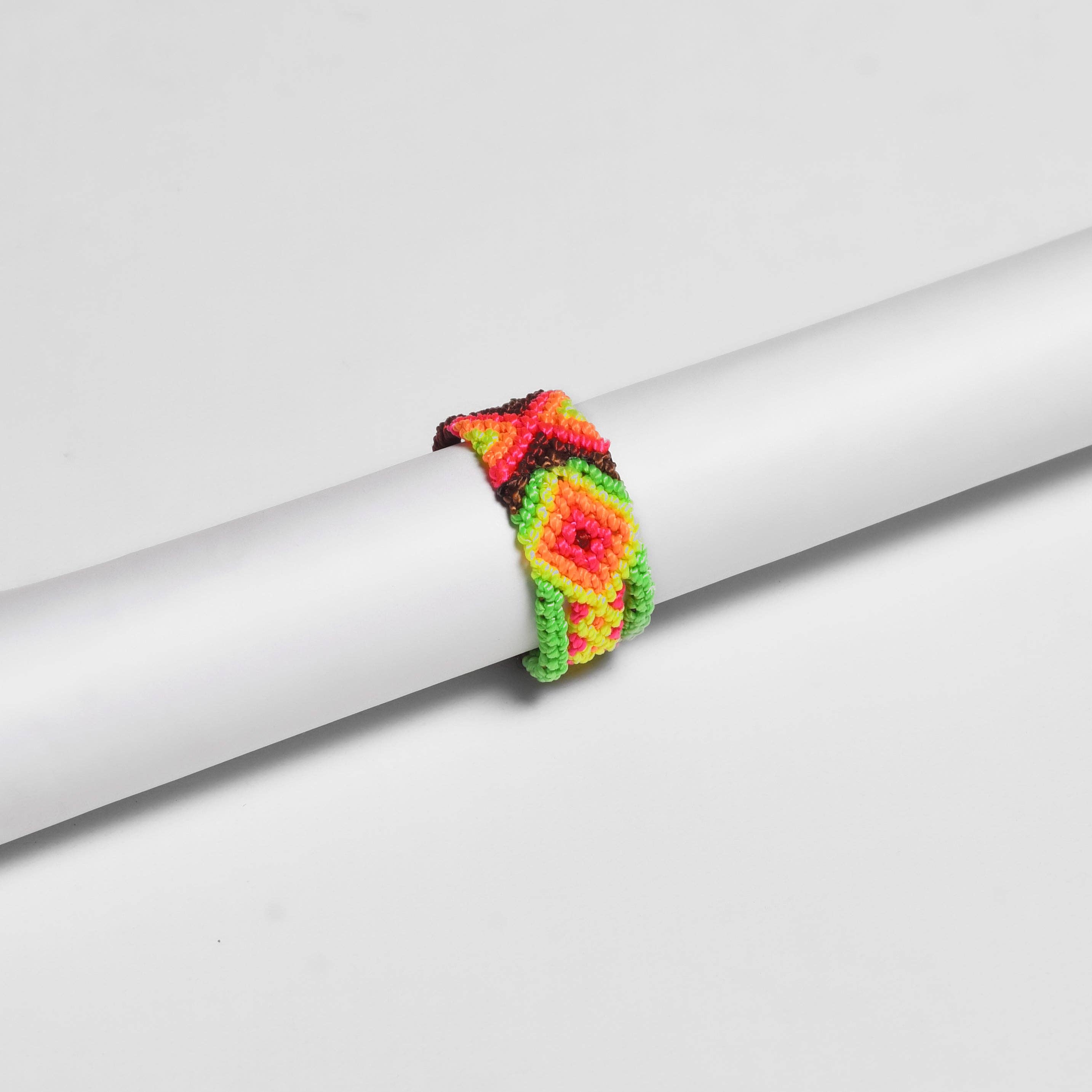 Lumily – wholesale Band/stacked ring – Friendship Macrame Woven Ring - Mexico1