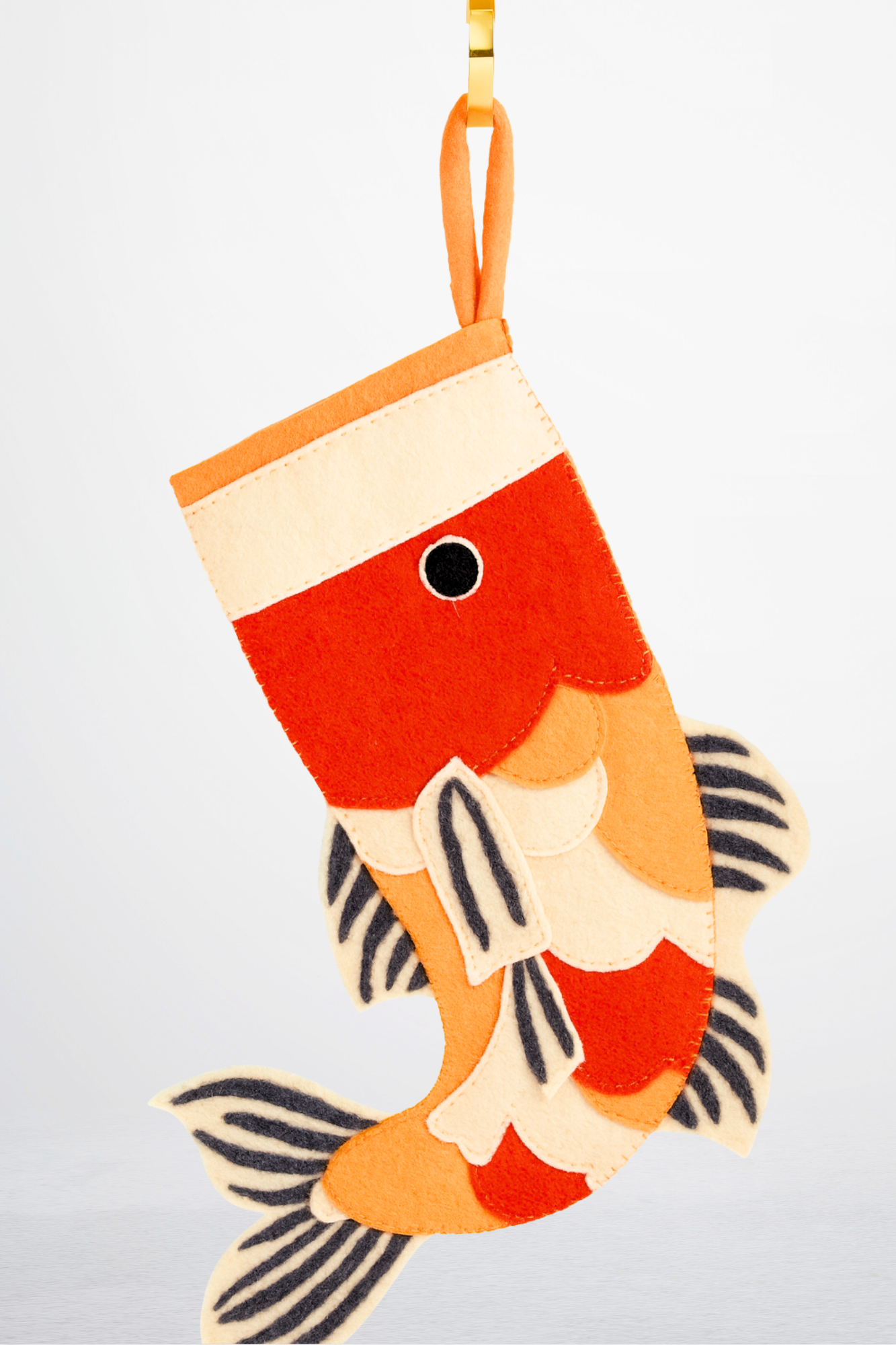 Averfelt – Großhandel Weihnachtsstrumpf – Weihnachtlicher Filz-Karpfenstrumpf aus Nepal1