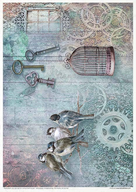 ITD Collection - Wholesale Craft Supplies - RP021 - Rice Paper Creative Set - 11pcs x A4 / 8.27x11.7 in5