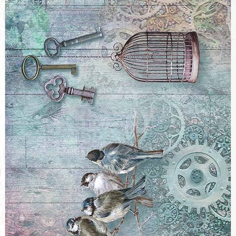 ITD Collection – Engroshandel Håndværk forsyninger – RP021 - Kreativt Rispapirssæt - 11 ark A4 / 21 x 29,7 cm5