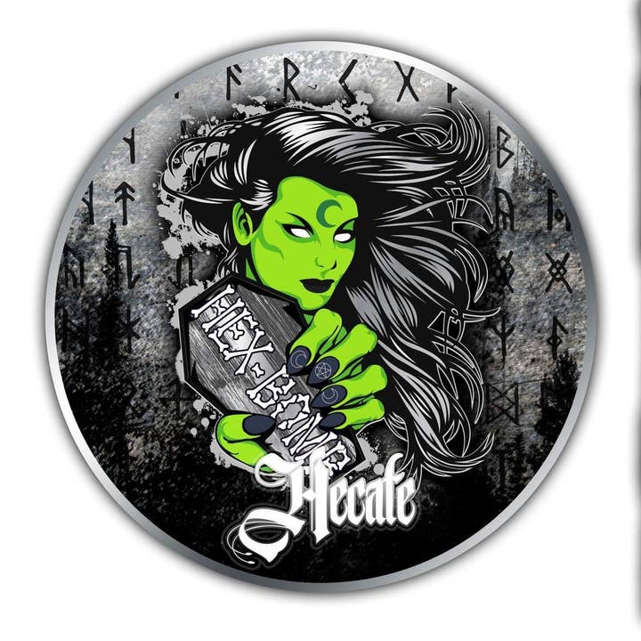 Hecate Luxury True Silver Metallic Bath Bomb with Single Use Soap for wholesale by Hexbomb ltd