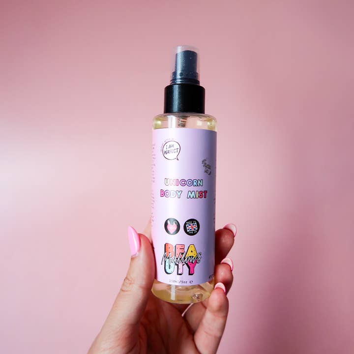 Mallows Beauty – Engroshandel Ansigts- og kropsspray – Unicorn Body Mist – duftspray1