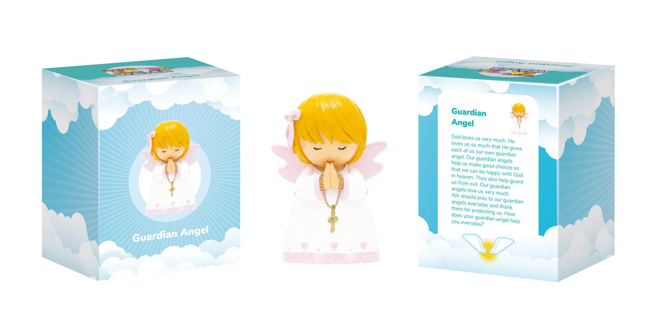 Little Drops of Water® - Wholesale Decorative Figurine - Guardian Angel Girls Collectors Edition | Divine Protection | Little Drops of Water3