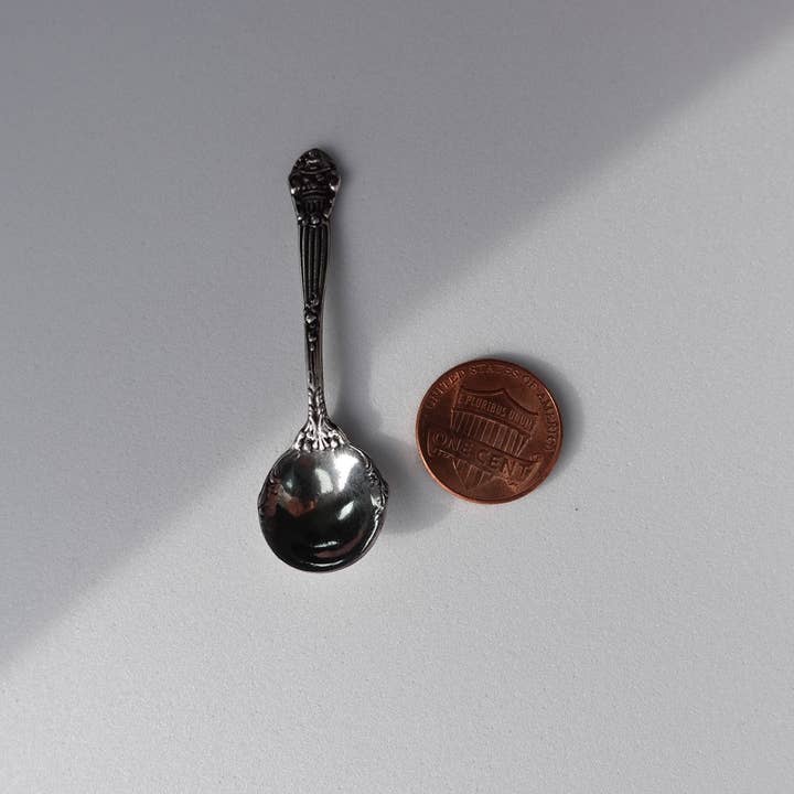 SilverLiza – Großhandel Esslöffel (Besteck) – Kleiner Löffel aus Sterlingsilber, Miniaturlöffel Vintage, kleines Löffelsilber, Löffel aus 925er Sterlingsilber, handgefertigter kleiner Miniaturlöffel, einzigartiger Löffel.8