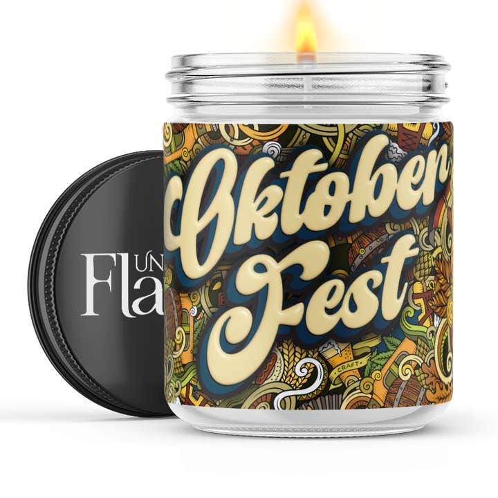 October Fest & Hops Candle for wholesale by Uncommon Flame
