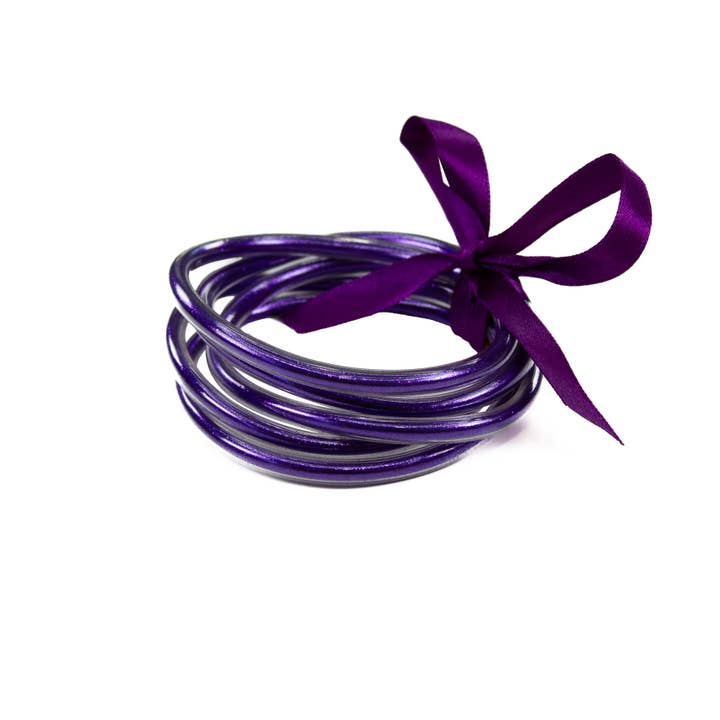 Savvy Bling – Conjunto de joias por atacado – Pulseiras & Colares Dia Roxo2