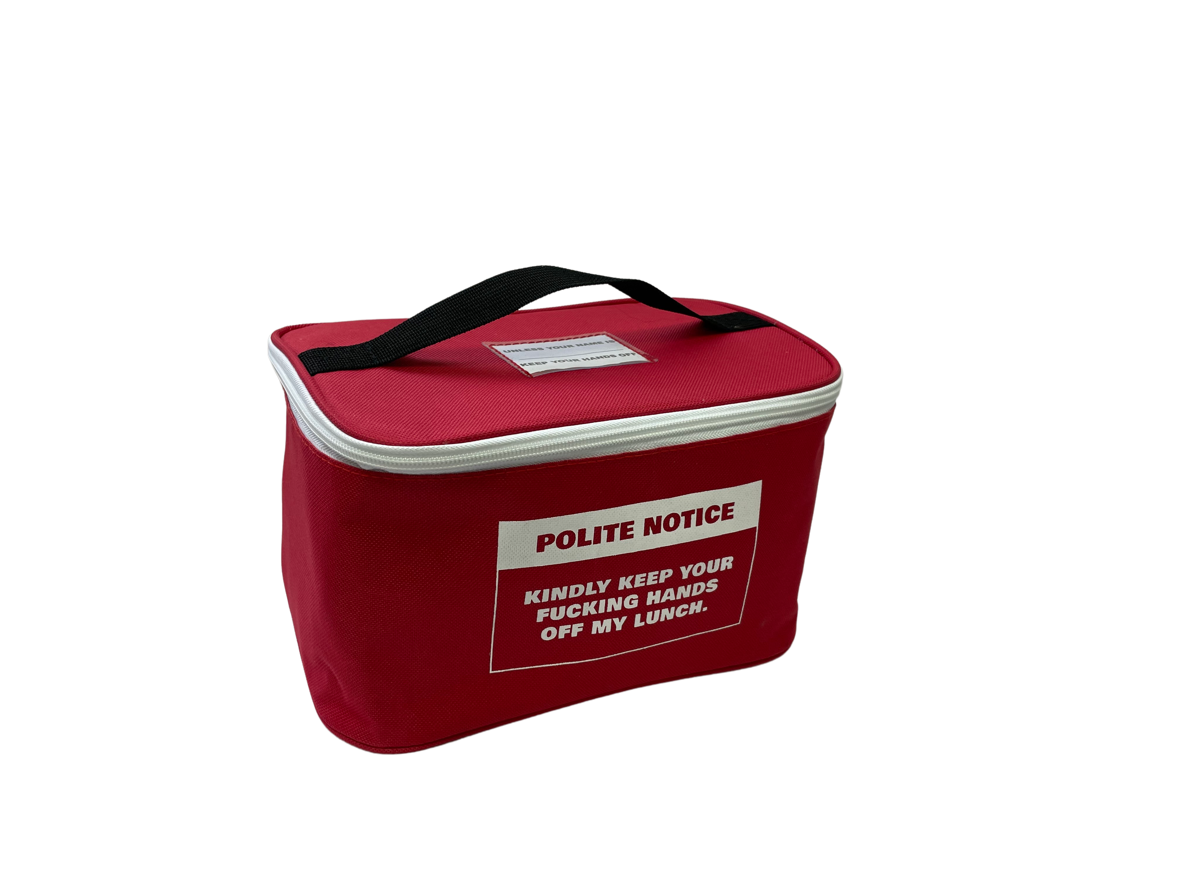 The Diabolical Gift People - Novelty Gifts, Christmas Gifts - Wholesale Lunch Bag/Box - Polite Fucking Notice Lunch Bag - Novelty Gifts, Christmas1