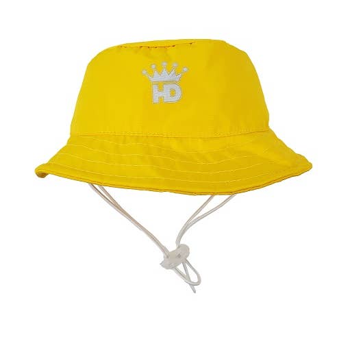 Barker's Bowtique - Wholesale Pet Hat - Dog - Yellow Bucket Rain Hat for Dogs