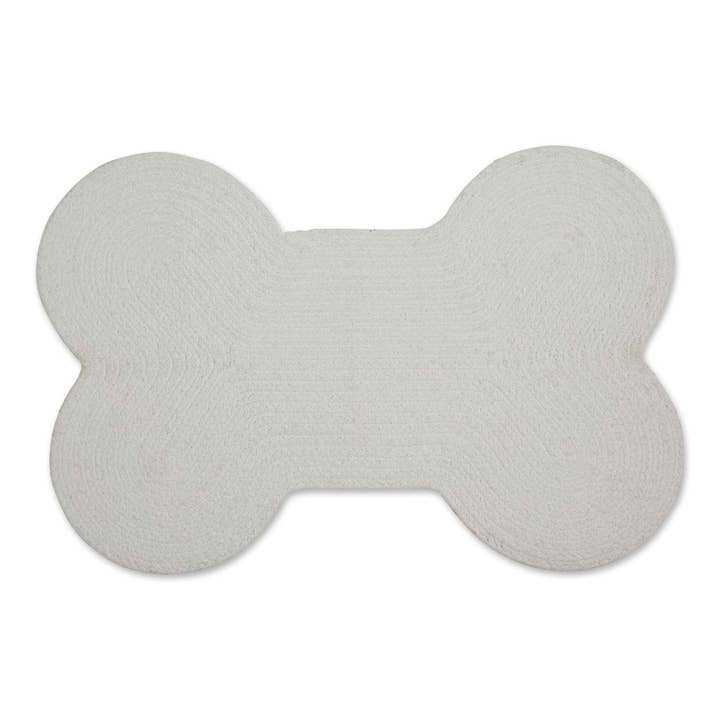 Bone Dry - Wholesale Pet Food Mat - Dog - Gray Eat Play Love Bone Shaped Pet Mat 16X24