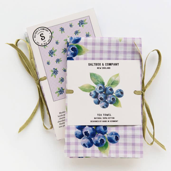 Blauwe bessen - Theedoek voor wholesale door Saltbox & Company