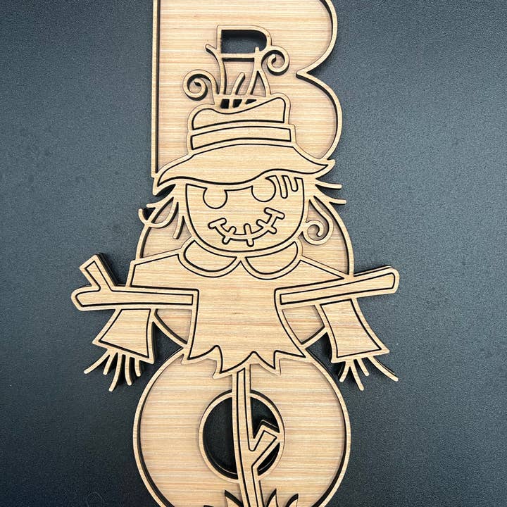 Halloween - Épouvantail effrayant à suspendre à la porte DIY pour la vente par Kate's Blanks