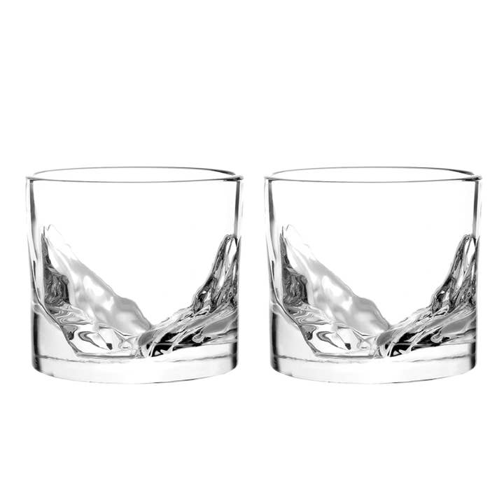 Viva | Espro | Liiton - Wholesale Cocktail/Liquor Glass - Grand Canyon - 2-Piece Crystal Bourbon Whiskey Glass Set