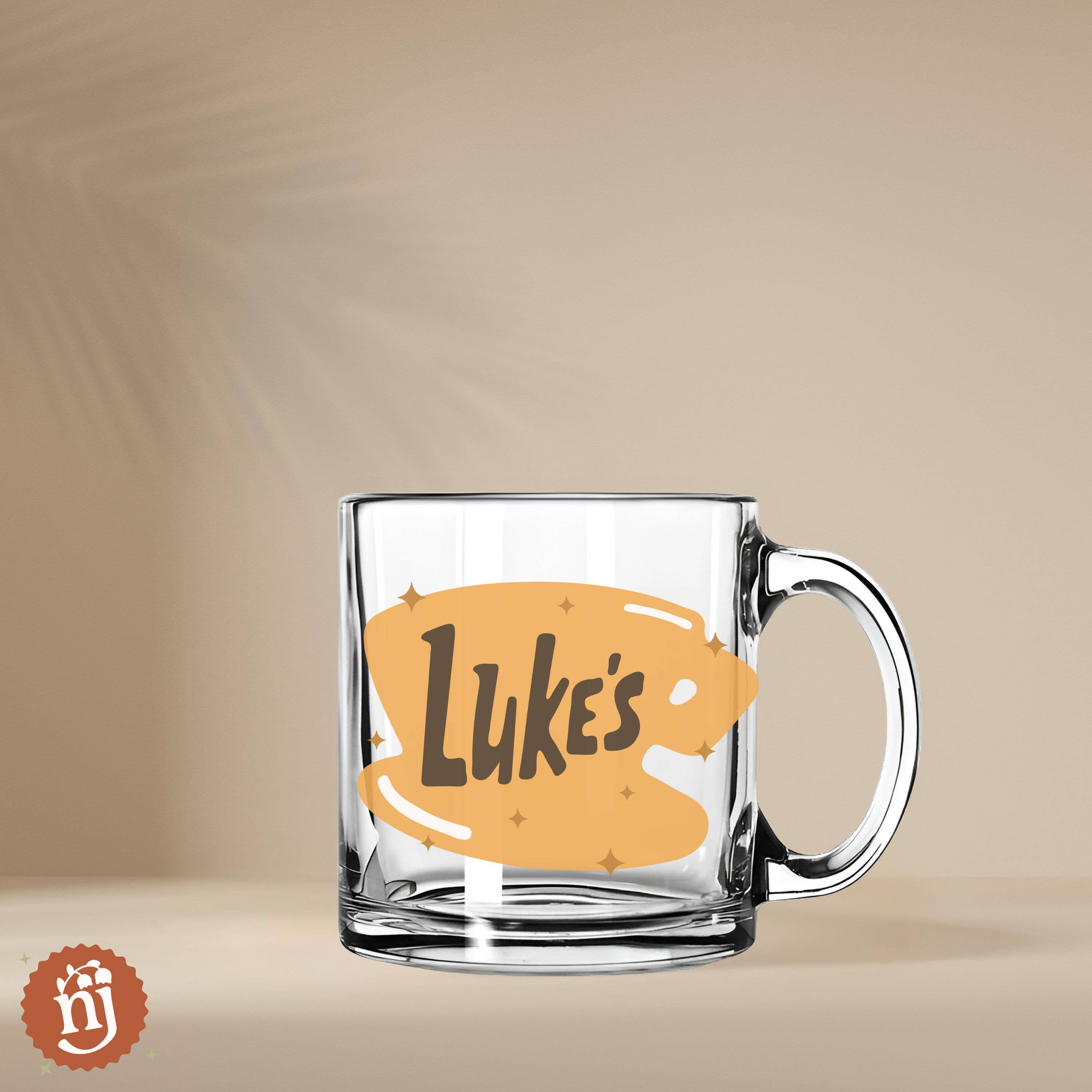 Nearly June Design Co - Wholesale Coffee Mug - Gilmore Girls Luke's Diner Glass Mug1