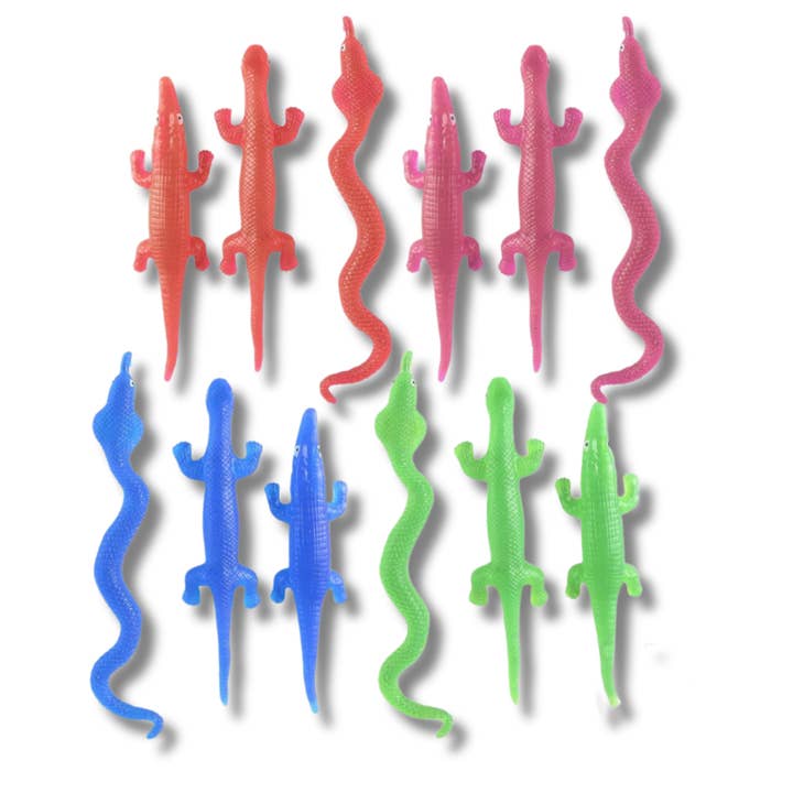 Sticky Stretchy Reptile Toy For Kids - Assorted and other Purchase Wholesale reptile accessories. Free Returns & Net 60 Terms on Faire trending on Faire.