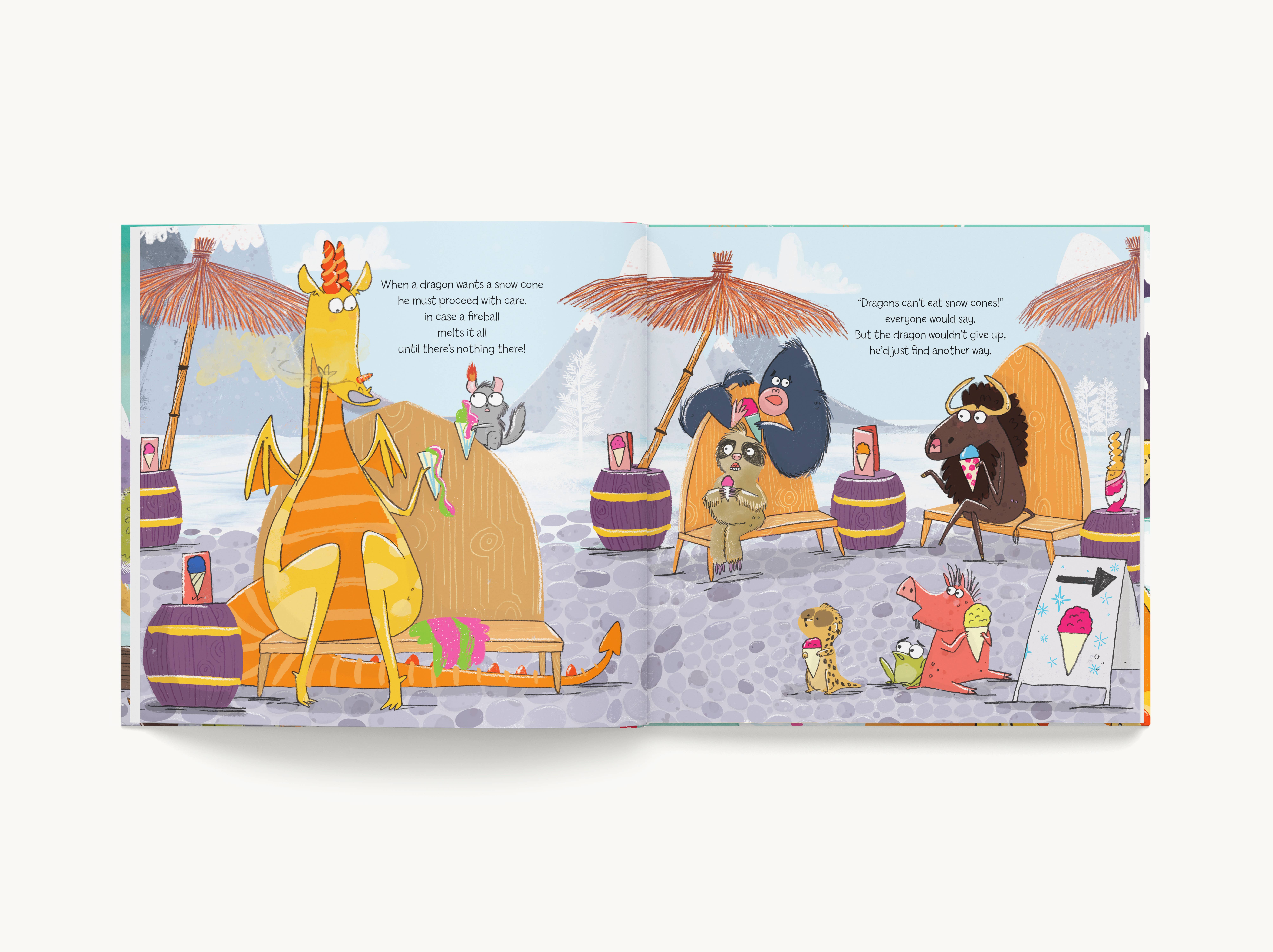 HarperCollins Focus - Wholesale Preschool Book (3-5) - Dragons Can’t Eat Snow Cones3