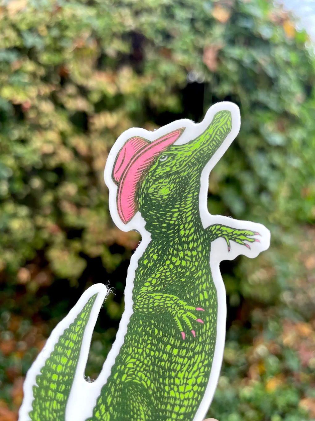 Augury Press - Wholesale Sticker - Cowboy Alligator Sticker2