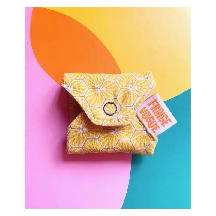 Fringe Vogue - Wholesale Menstrual Pad/Liner - Eco-friendly sanitary napkin - Japanese pattern yellow1